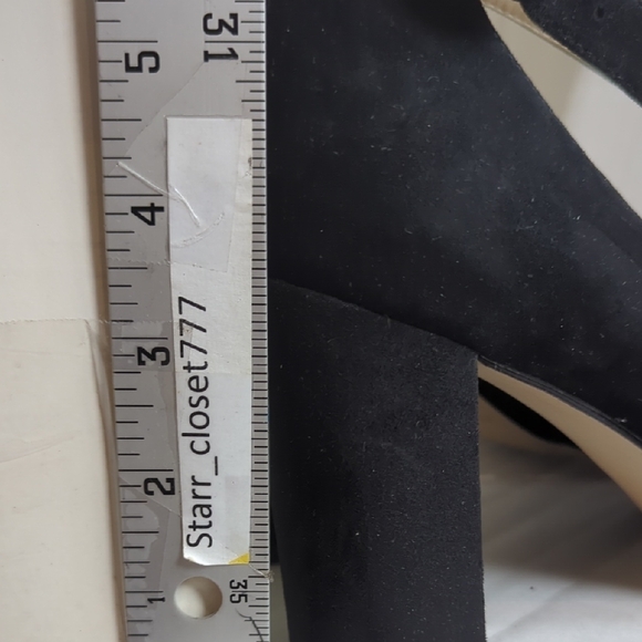 Marc Fisher Mfion Black Suede Block Heel Pumps New - Picture 13 of 17